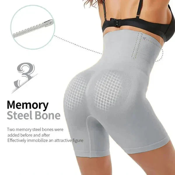 4-in-1 Shaper - Quick Slim Shape Wear Tummy, Back, Thighs, Hips - Black/Efffective Seamless Tummy Tucker